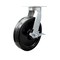 Service Caster 12'' Extra Heavy Duty Phenolic Wheel Swivel Caster with Brake and Swivel Lock CRAN-SCC-KP92S1230-PHR-SLB-BSL - alternate 1